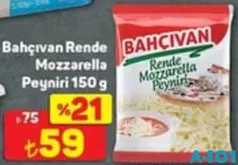 BAHÇIVAN RENDE MOZZARELLA PEYNİRİ 150 G
